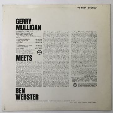 Gerry Mulligan Meets Ben Webster – Gerry Mulligan Meets Ben Webster