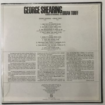 George Shearing, Brian Torff – Blues Alley Jazz (Ambalajı Açılmamış)