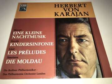 Herbert von Karajan, Mozart / Haydn / Liszt / Smetana, Die Berliner Philharmoniker · Das Philharmonia Orchester London – Eine Kleine Nachtmusik / Kindersinfonie / Les Préludes / Die Moldau