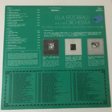 Ella Fitzgerald And Her Orchestra – Live From The Roseland Ballroom, New York 1940