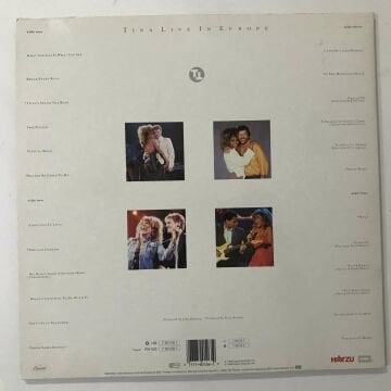 Tina Turner ‎– Tina Live In Europe 2 LP (Kitapçıklı)