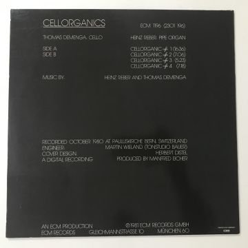 Heinz Reber / Thomas Demenga – Cellorganics