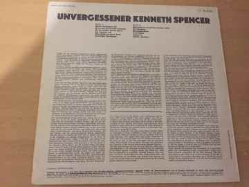 Kenneth Spencer ‎– Unvergessener Kennth Spencer