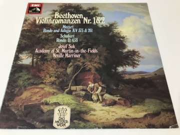 Beethoven, Mozart, Schubert, Josef Suk, Academy Of St. Martin-in-the-Fields, Sir Neville Marriner – Violinromanzen Nr. 1 & 2 / Rondo Und Adagio KV 373 & 261 / Rondo D. 438