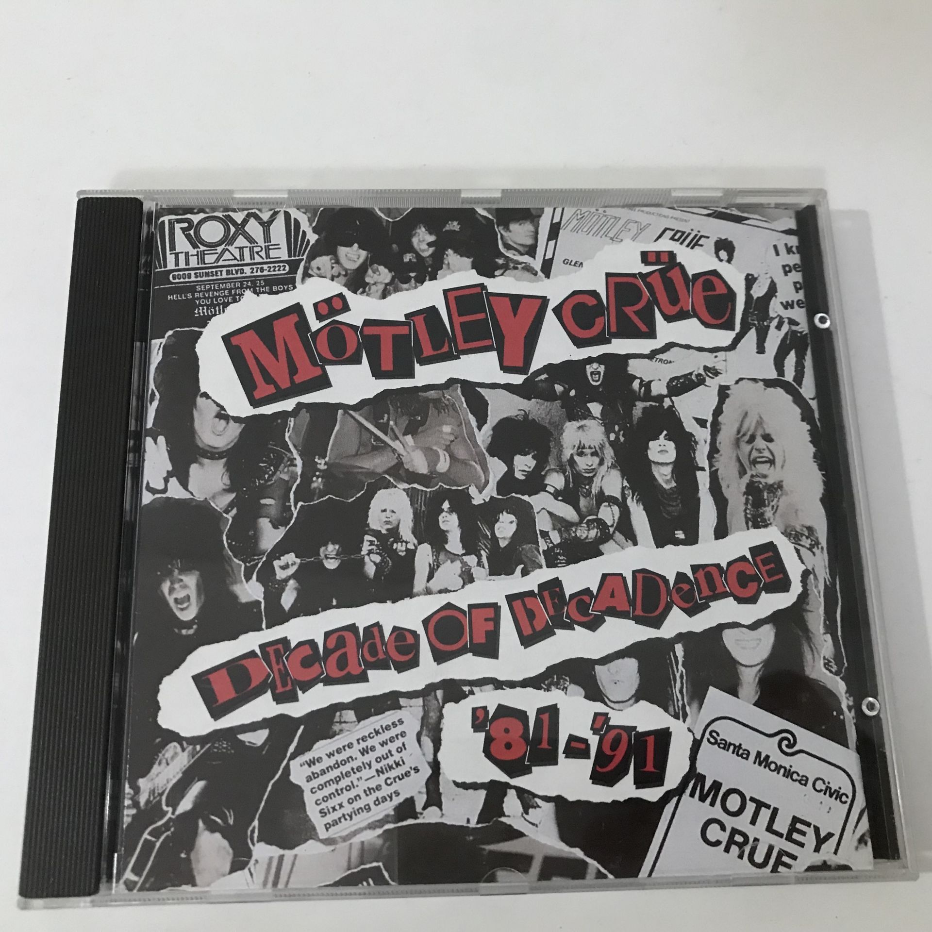 Mötley Crüe – Decade Of Decadence '81-'91