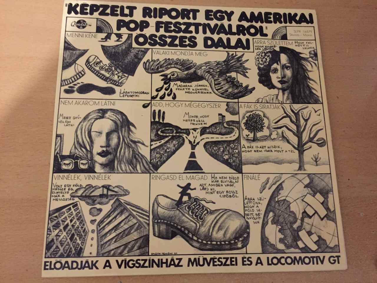 Déry Tibor – Presser Gábor* – Adamis Anna* ‎– ''Képzelt Riport Egy Amerikai Pop-Fesztiválról'' Összes Dalai