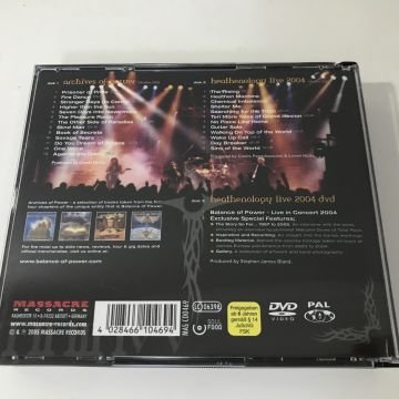 Balance Of Power – Heathenology 2 CD + 1 DVD