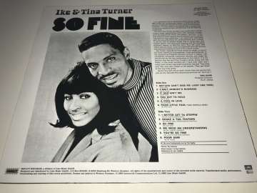 Ike & Tina Turner ‎– So Fine (Beyaz Renkli Plak)