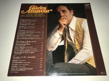 Charles Aznavour ‎– Seine Grossen Erfolge In Deutsch 2 LP