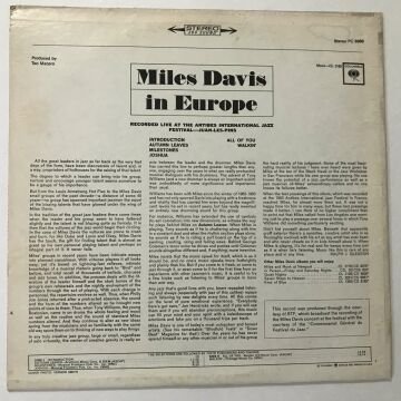 Miles Davis – Miles Davis In Europe