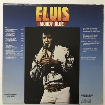 Elvis Presley – Moody Blue ( Mavi Renkli Plak )