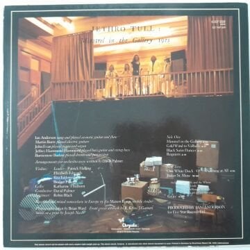 Jethro Tull ‎– Minstrel In The Gallery