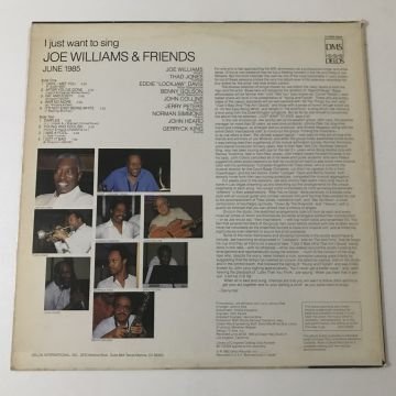 Joe Williams – Joe Williams & Friends June 1985 - I Just Want To Sing
