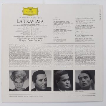 Giuseppe Verdi, Hilde Güden, Fritz Wunderlich, Dietrich Fischer-Dieskau , Dir. Bruno Bartoletti – La Traviata