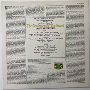 The Chairmen Of The Board ‎– Salute The General