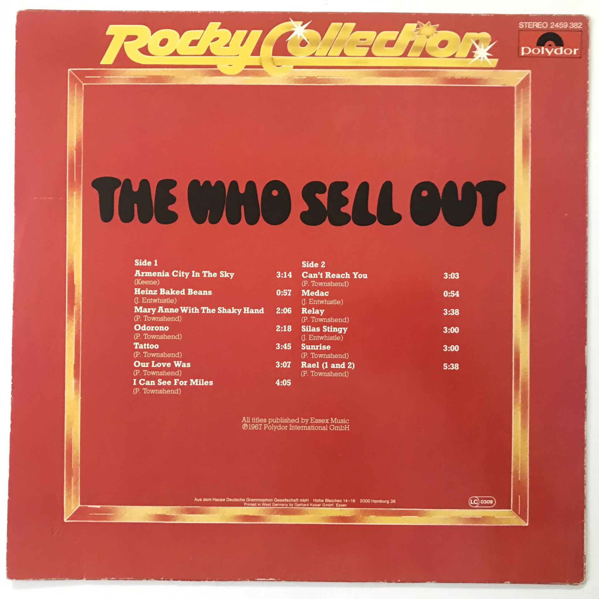 The Who – The Who Sell Out Plak, CD, DVD Satın Al