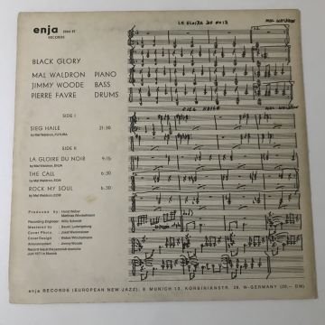 Mal Waldron – Black Glory