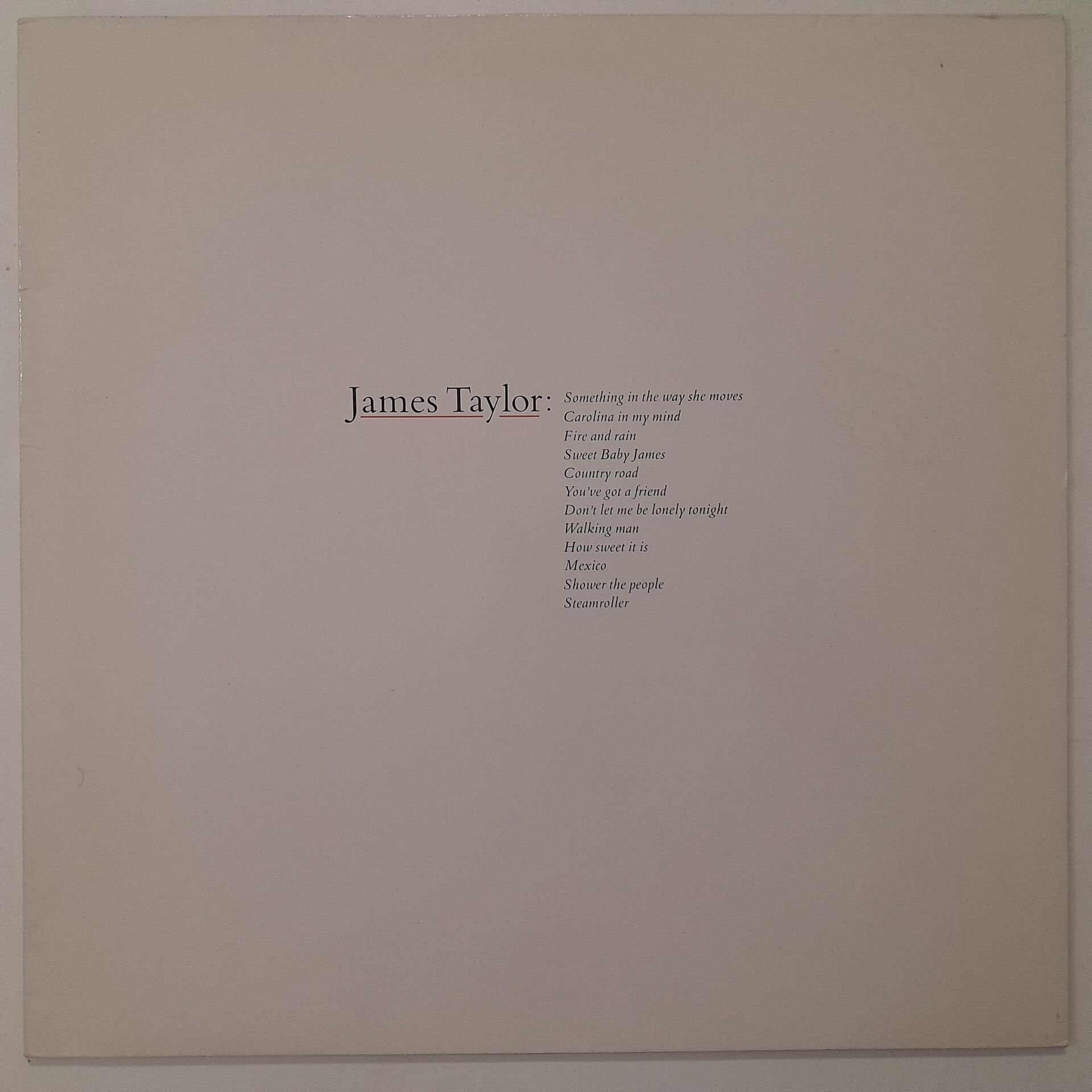 James Taylor – James Taylor's Greatest Hits