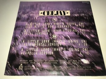 Ceejay ‎– A Little Love (What's Going On)