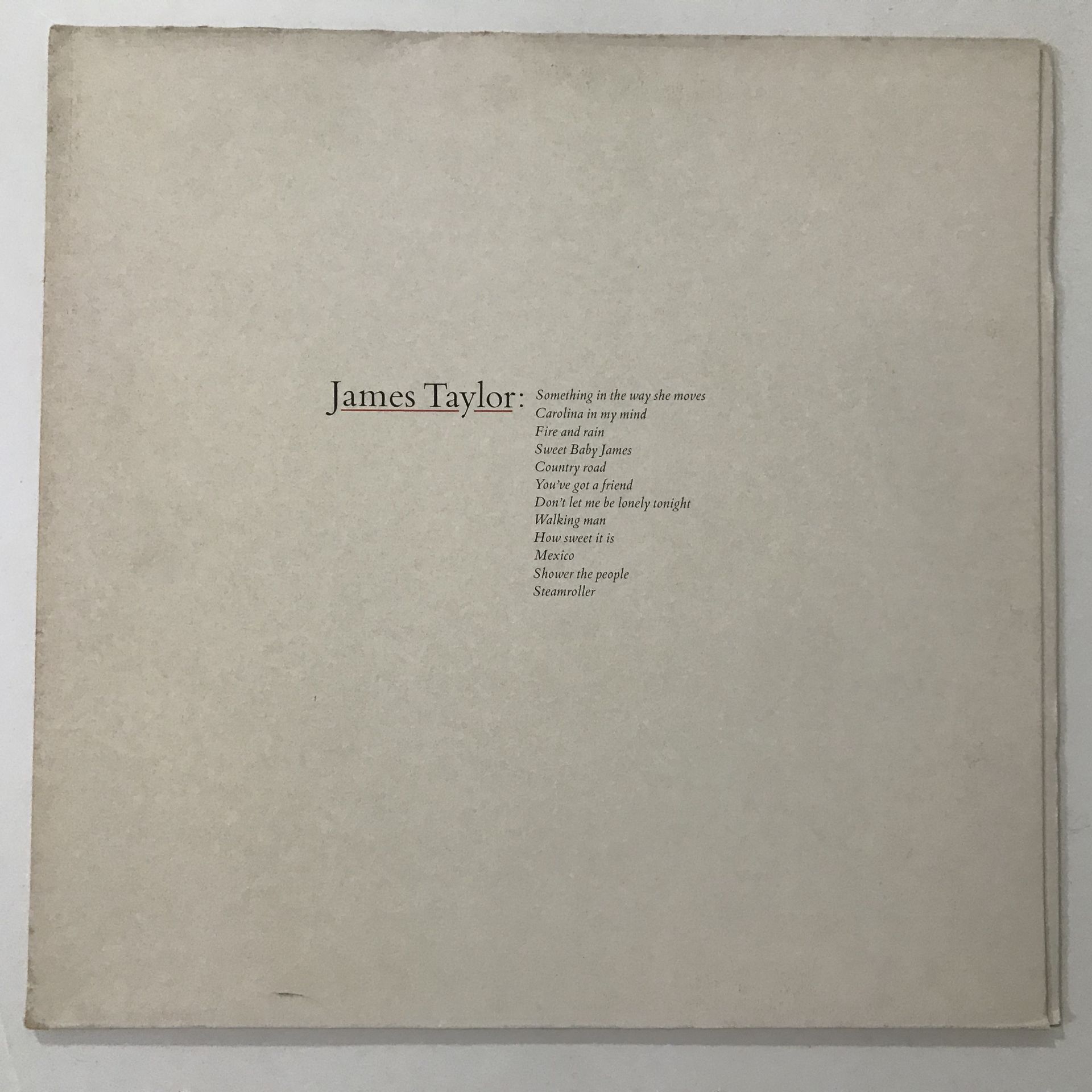 James Taylor – James Taylor's Greatest Hits