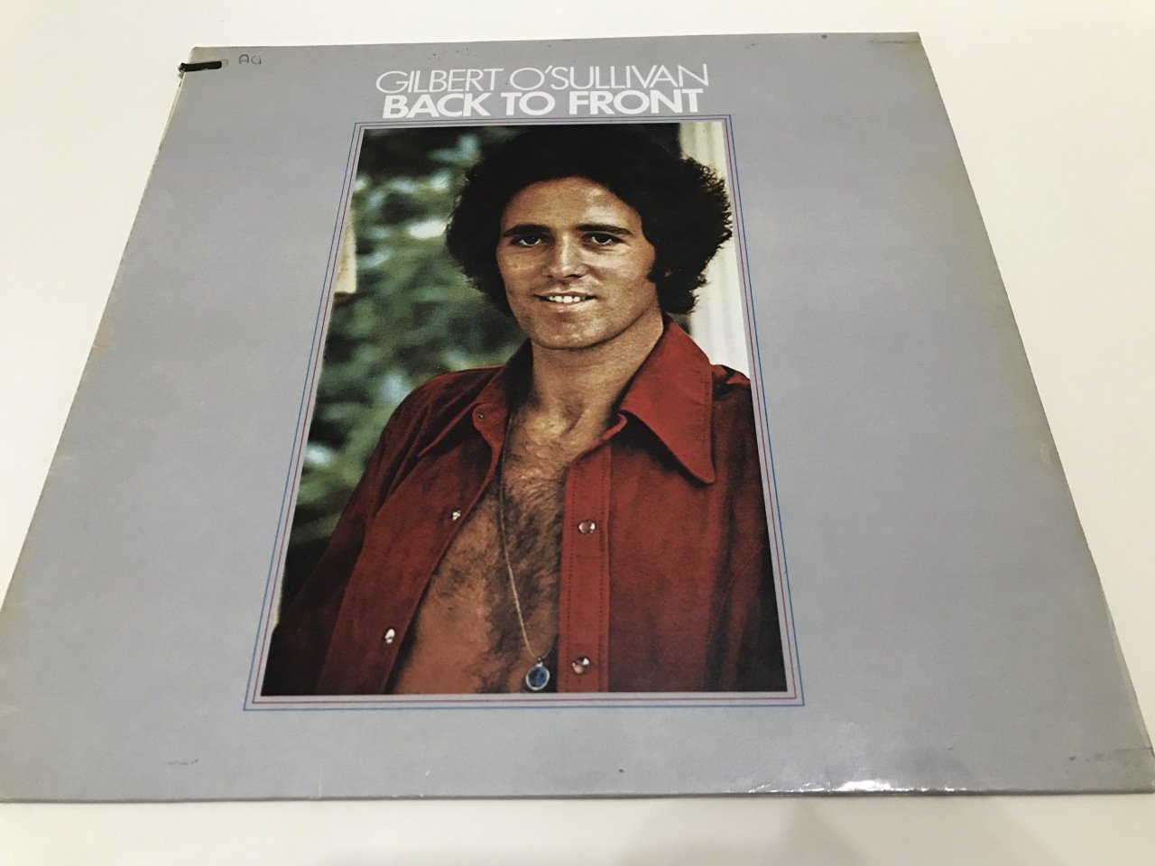 Gilbert O'Sullivan ‎– Back To Front (Posterli)