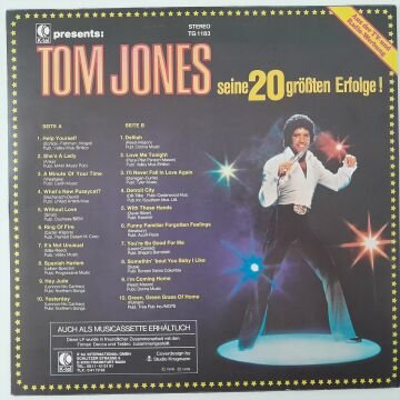 Tom Jones – Seine 20 Größten Erfolge !