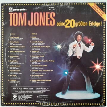 Tom Jones – Seine 20 Größten Erfolge !
