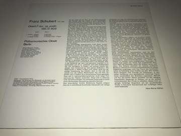 Franz Schubert, Philharmonisches Oktett Berlin – Oktett F-dur, Op. Posth. 166, D.803