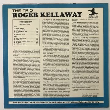 The Roger Kellaway Trio – The Roger Kellaway Trio