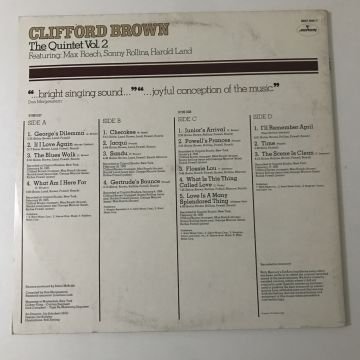 Clifford Brown – The Quintet Vol. 2 2 LP