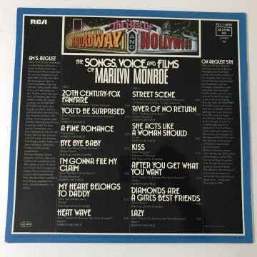 Marilyn Monroe ‎– The Voice, Songs, And Films Of Marilyn Monroe