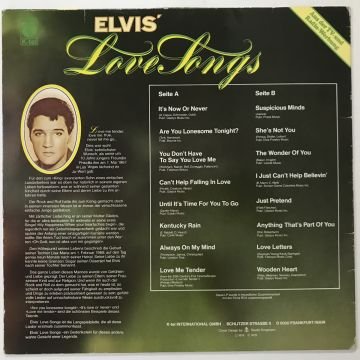 Elvis Presley ‎– Love Songs