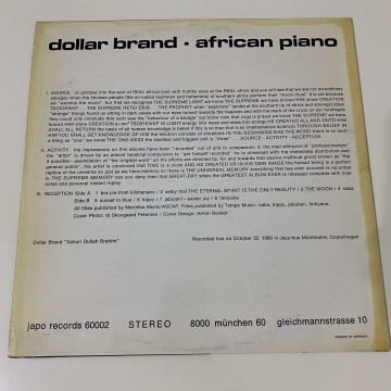 Dollar Brand – African Piano
