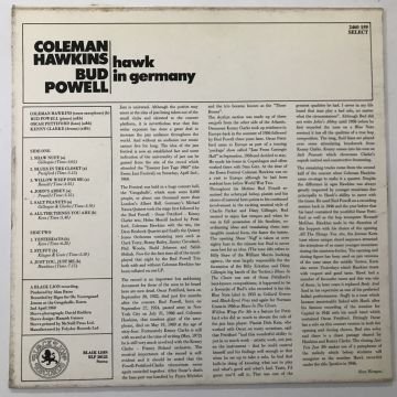 Coleman Hawkins & Bud Powell – Hawk In Germany