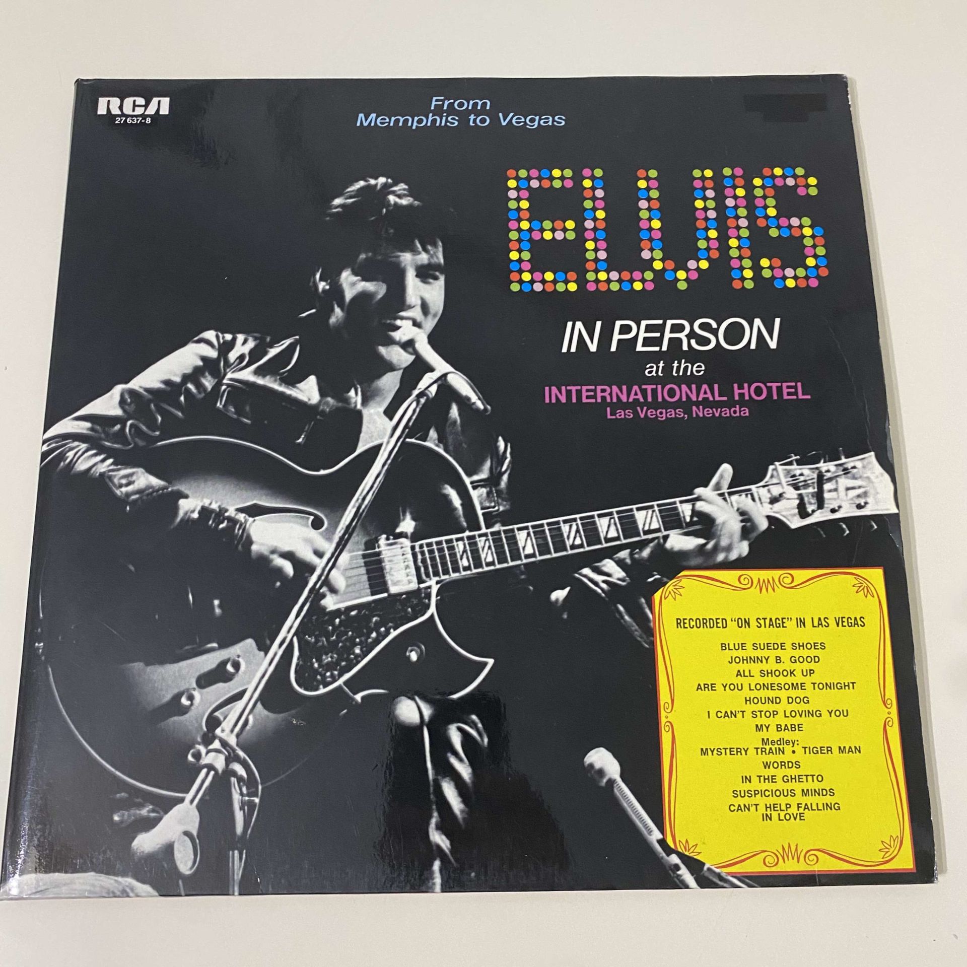 Elvis Presley – Elvis In Person - From Memphis To Vegas 2 LP
