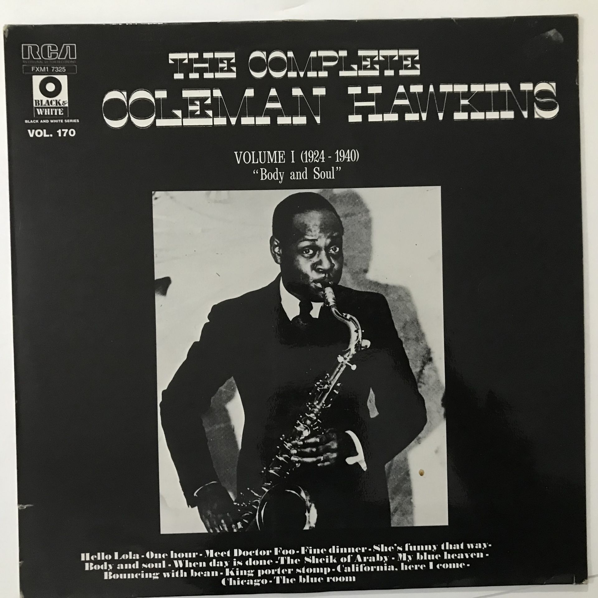 Coleman Hawkins – The Complete Coleman Hawkins - Volume 1 (1929-1940) ''Body And Soul''