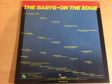 The Babys ‎– On The Edge
