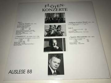 Vivaldi, Friedrich II, Mozart, Mercadante ‎– Auslese 88 - Flőten-Konzerte - Die Flőte
