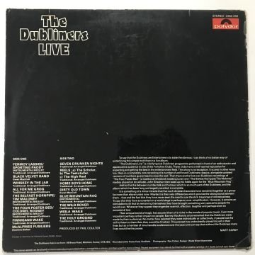 The Dubliners ‎– The Dubliners Live
