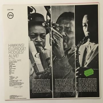 Coleman Hawkins, Roy Eldridge, Johnny Hodges – Hawkins! Eldridge! Hodges! Alive! At The Village Gate!