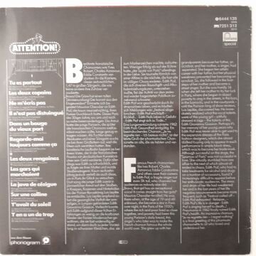 Edith Piaf – Attention! Edith Piaf!