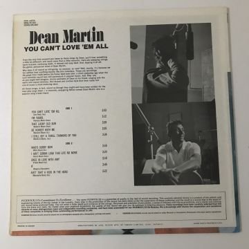Dean Martin – You Can't Love 'Em All