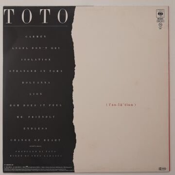Toto ‎– Isolation
