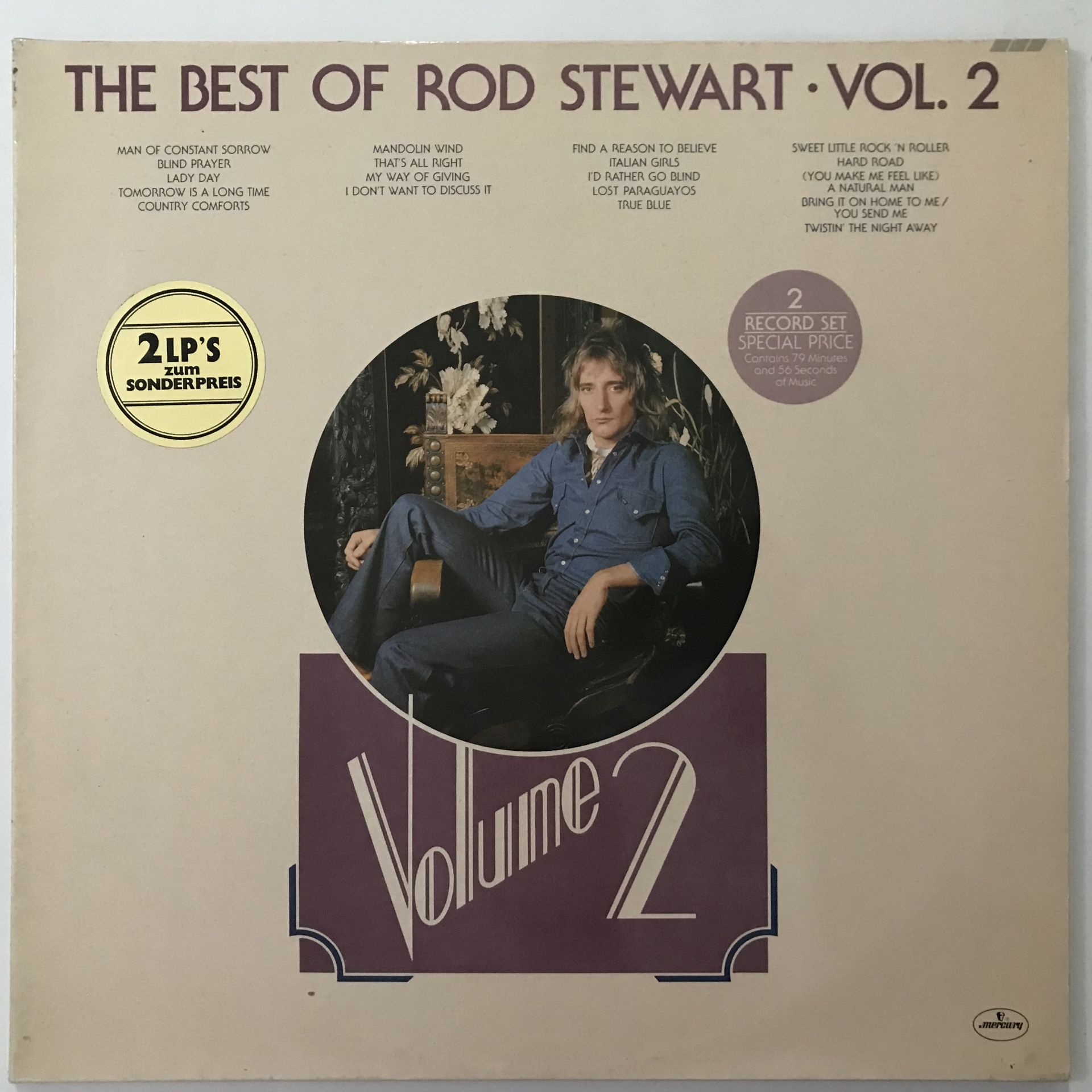 Rod Stewart ‎– The Best Of Rod Stewart Vol. 2 2 LP
