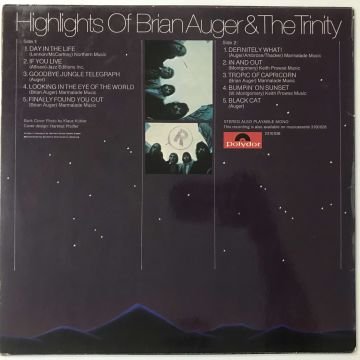Brian Auger & The Trinity – Highlights Of Brian Auger & The Trinity