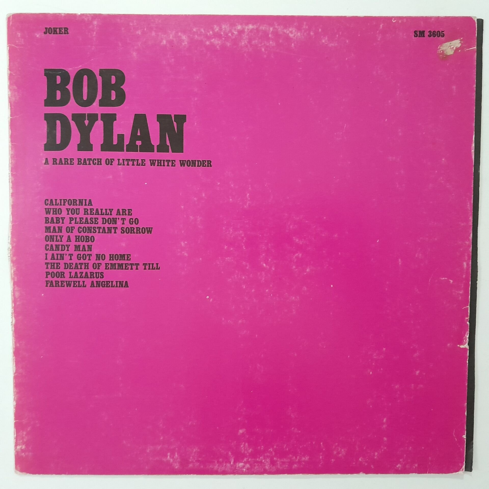 Bob Dylan – A Rare Batch Of Little White Wonder