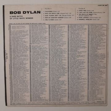 Bob Dylan – A Rare Batch Of Little White Wonder