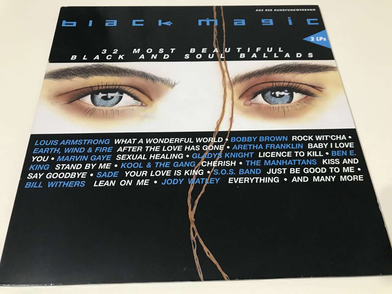 Black Magic 1 - 32 Most Beautiful Black And Soul Ballads 2 LP