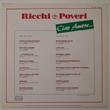 Ricchi E Poveri – Ciao Amore...