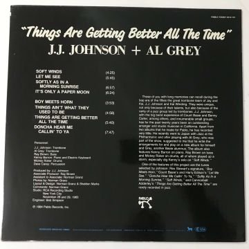 J.J. Johnson + Al Grey – Things Are Getting Better All The Time